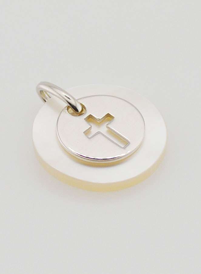 Medaglia Argento & Madreperla - Croce (pic 3)