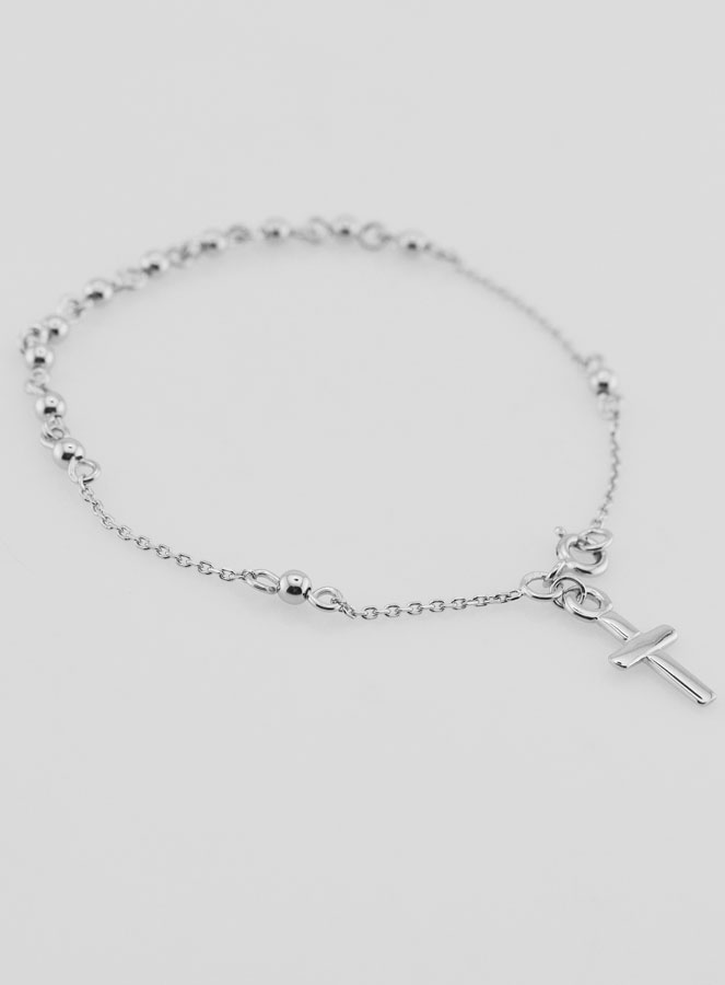 Bracciale Religioso con Croce - Argento 925 (pic 4)