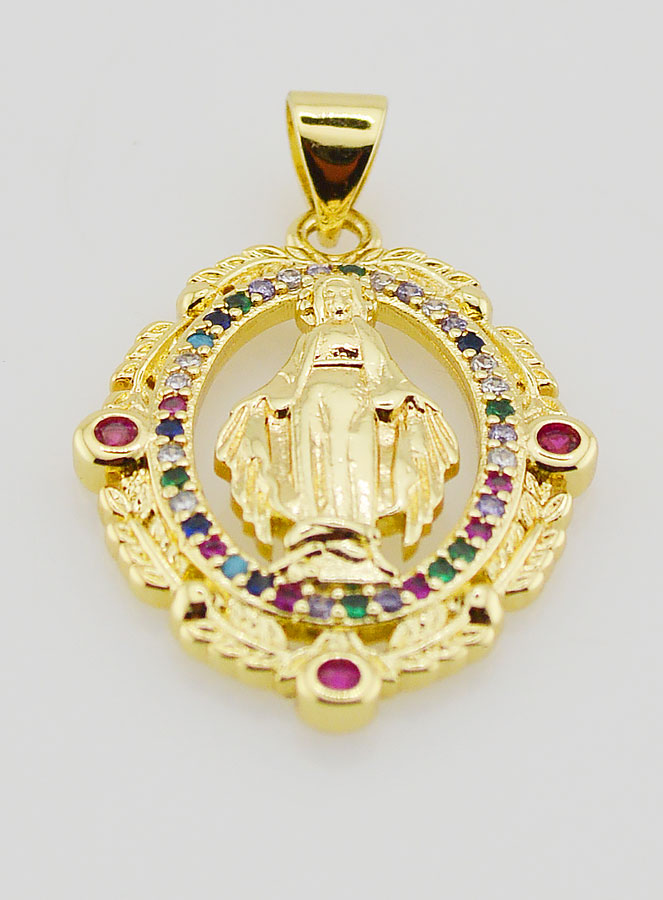 Medaglia Miracolosa Traforata - 25 mm (pic 2)