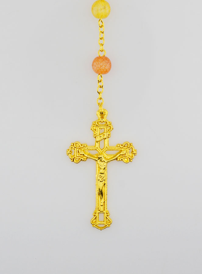 Rosario Grani in Vetro Multicolore - Miracolosa (pic 3)