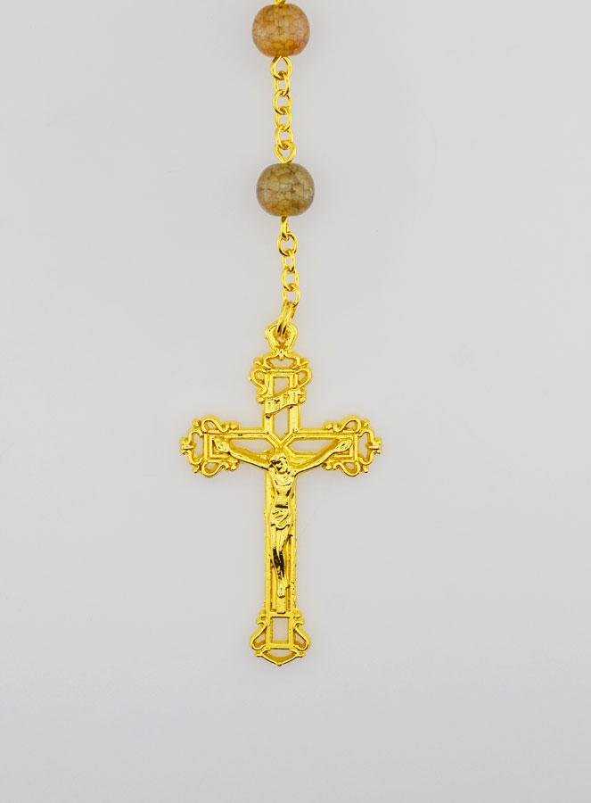 Rosario Grani in Vetro Marrone - Miracolosa (pic 3)