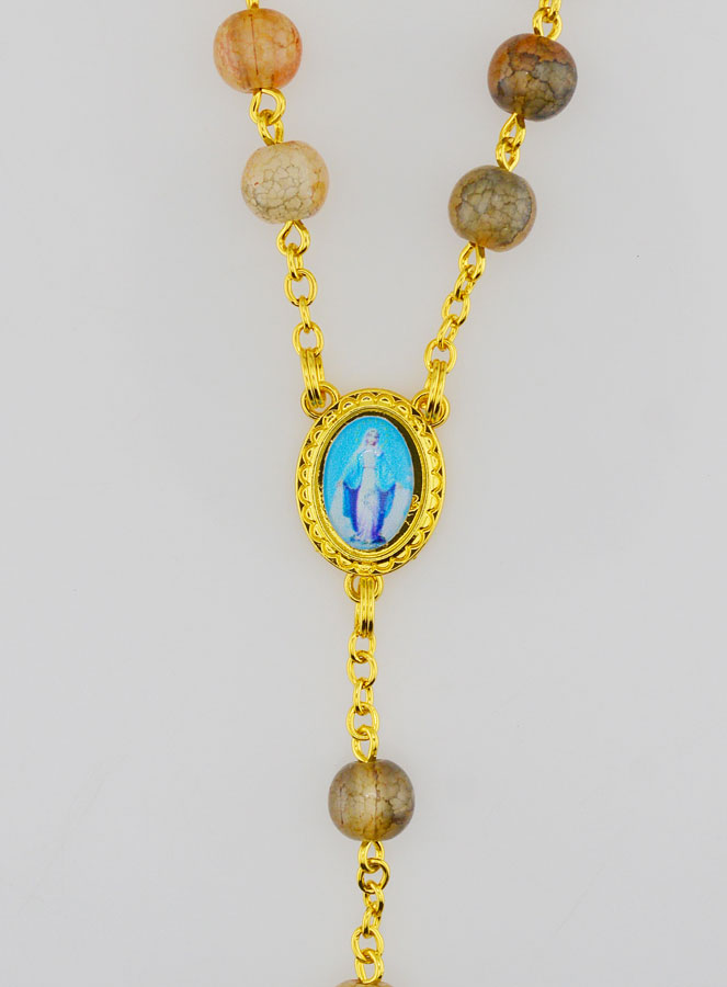 Rosario Grani in Vetro Marrone - Miracolosa (pic 4)