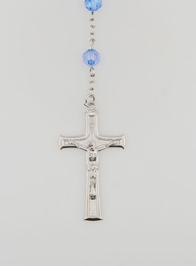 Rosario Perle Sfaccettate Blu - Miracolosa (pic 3)