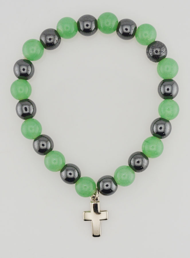 Bracciale in Pietre Naturali di Ematite & Avventurina (pic 1)