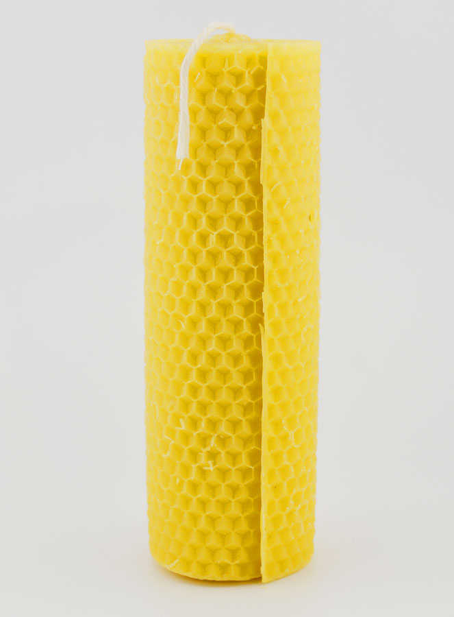 Candela Decorazione in Cera d’Api - 15 cm (pic 1)