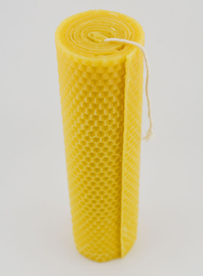 Candela Decorazione in Cera d’Api - 20 cm (pic 2)