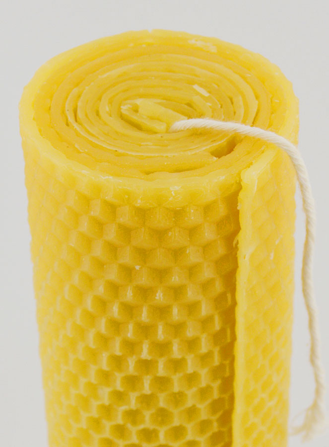 Candela Decorazione in Cera d’Api - 20 cm (pic 4)