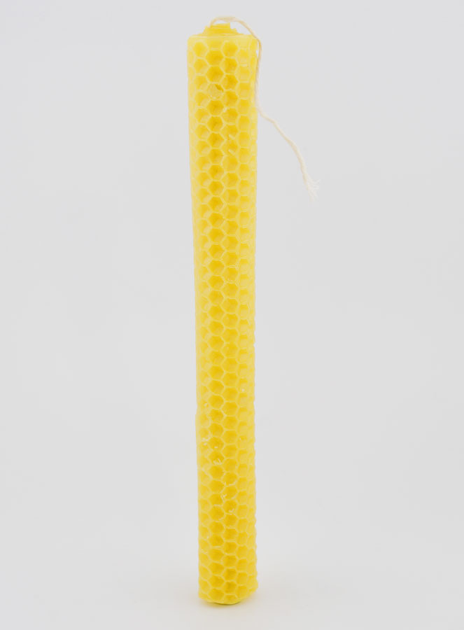 Candela Decorazione in Cera d’Api - 20 cm (pic 1)
