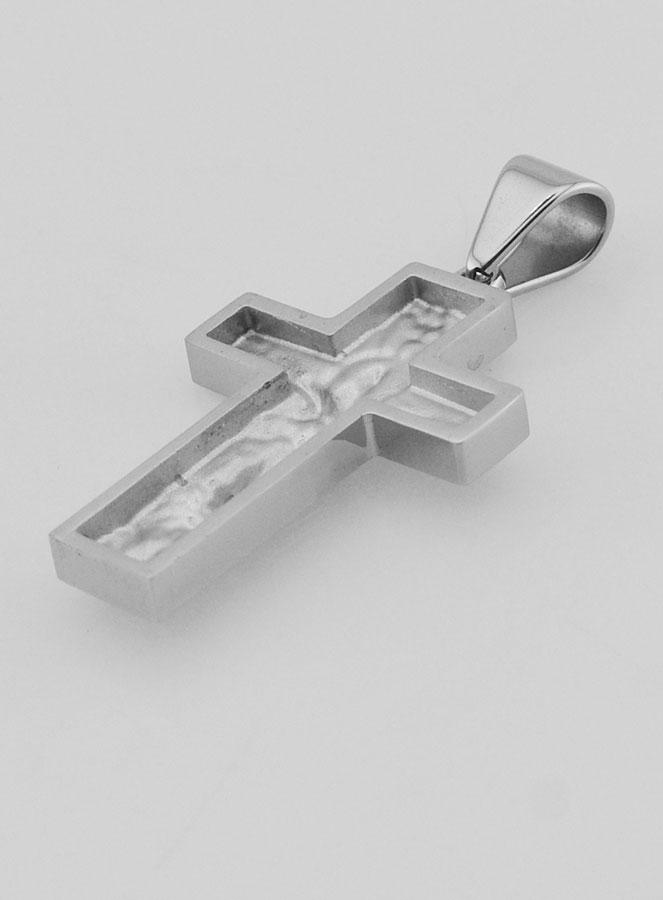 Croce del Pellegrino in Acciaio Inox - 35mm (pic 4)