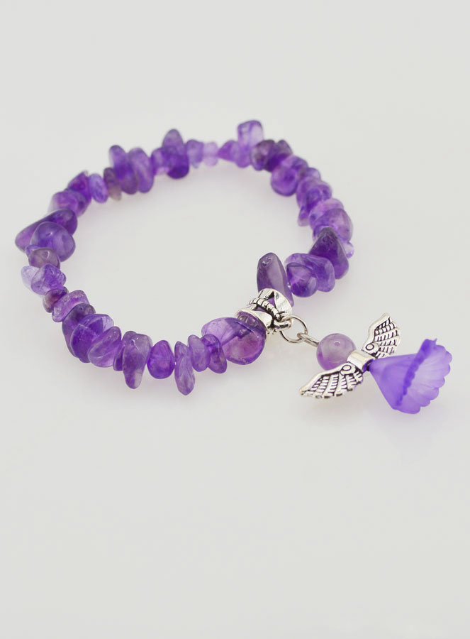 Bracciale Bambino Angelo Custode - Viola (pic 3)