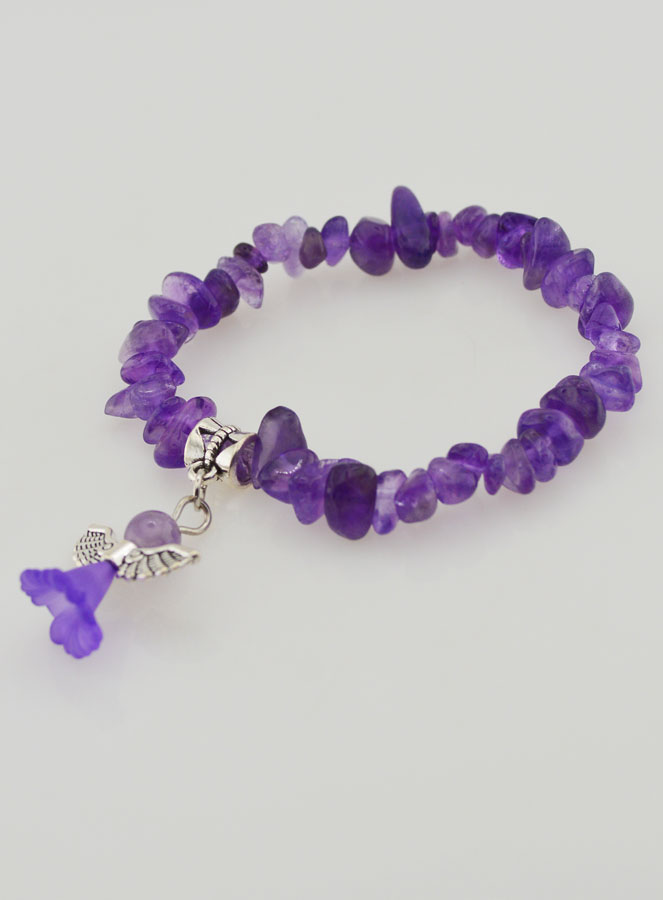 Bracciale Bambino Angelo Custode - Viola (pic 4)