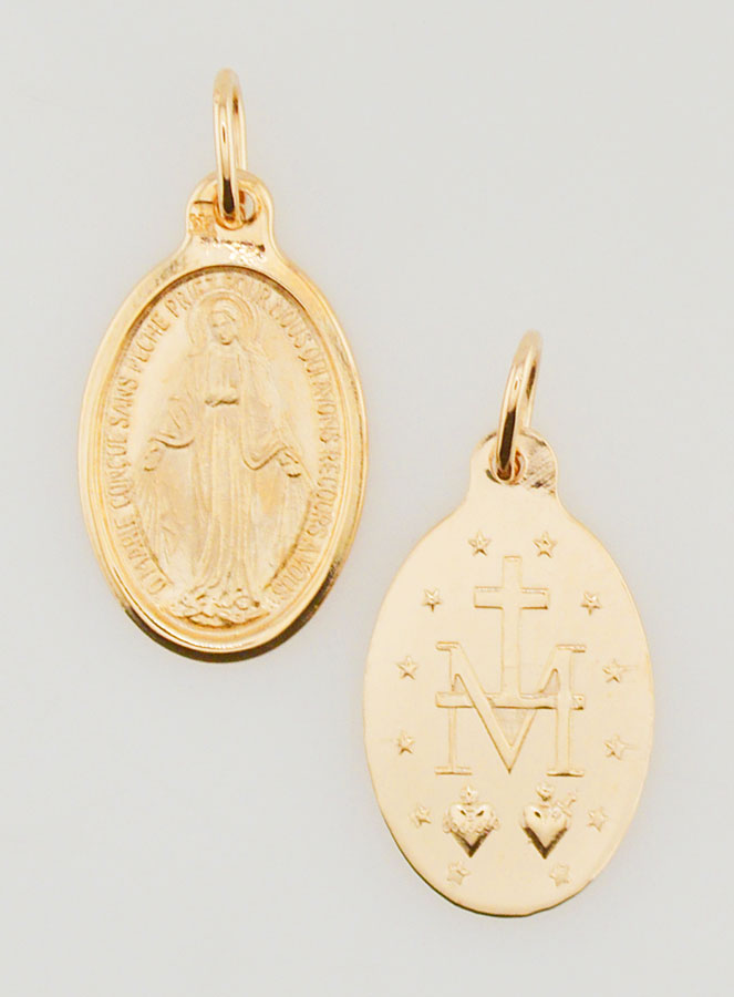 Medaglia Miracolosa in Argento 925 - 18 mm (pic 1)