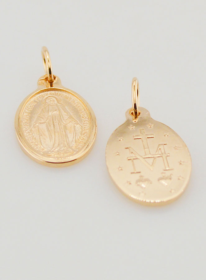 Medaglia Miracolosa in Argento 925 - 18 mm (pic 2)