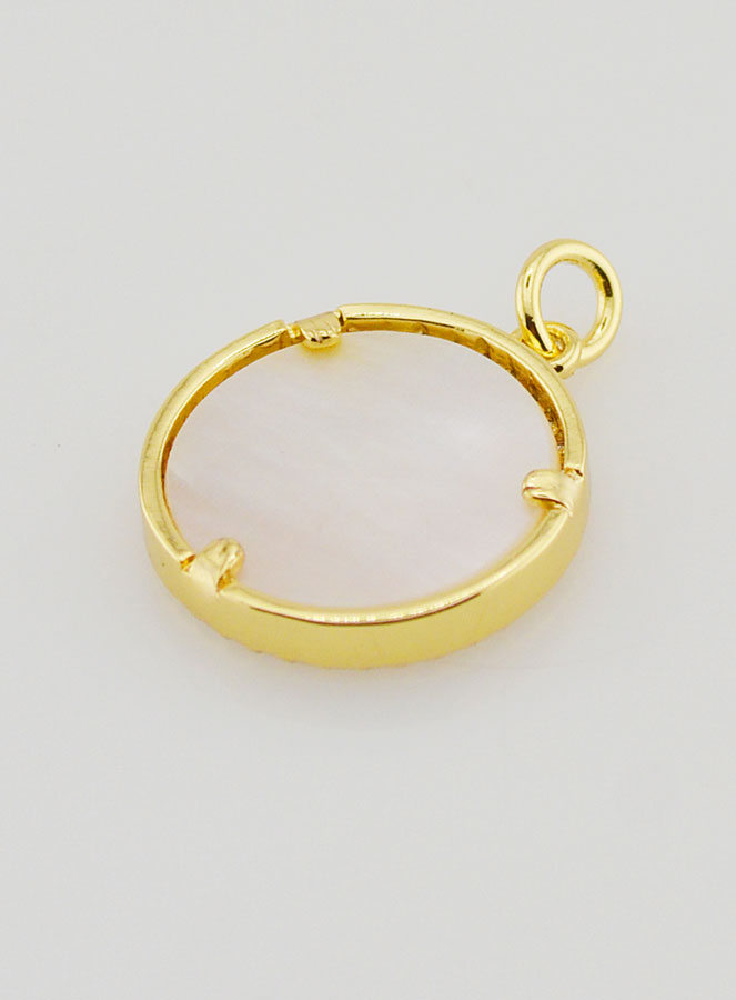 Medaglia Ex Voto Madreperla & Brillanti - 16mm (pic 4)