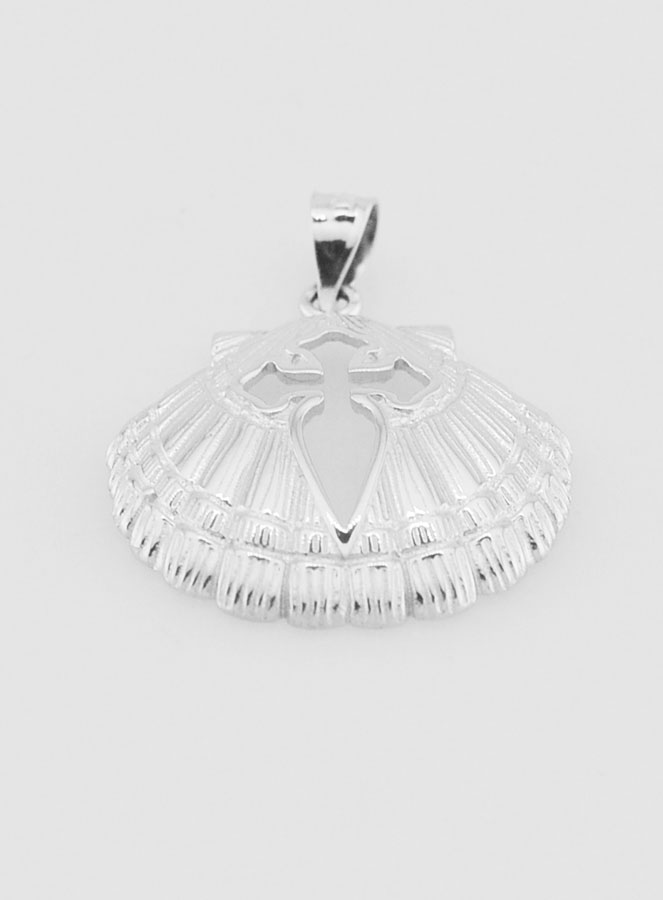 Medaglia Conchiglia & Croce di Santiago - 18mm (pic 2)