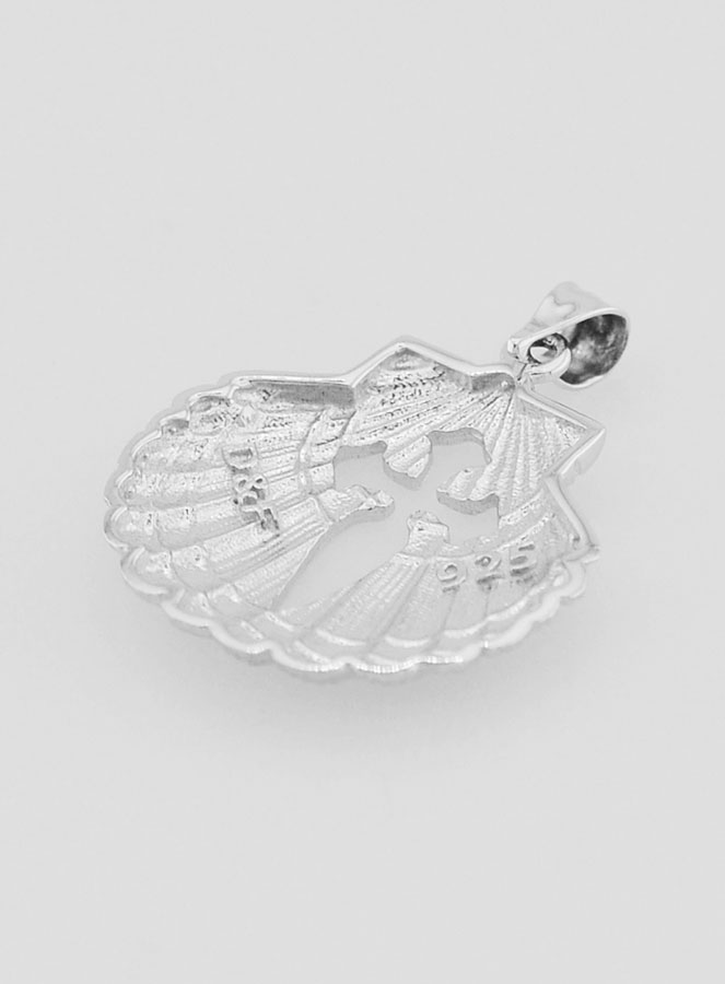 Medaglia Conchiglia & Croce di Santiago - 18mm (pic 4)