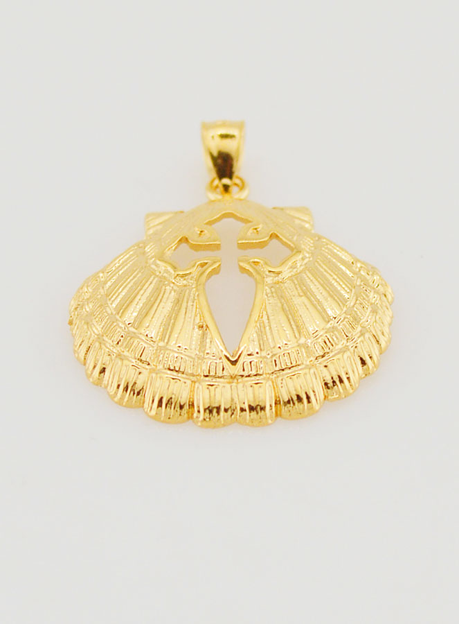 Medaglia Conchiglia & Croce di Santiago - 18mm (pic 2)