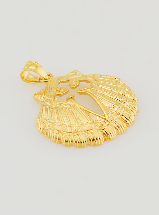 Medaglia Conchiglia & Croce di Santiago - 18mm (pic 3)