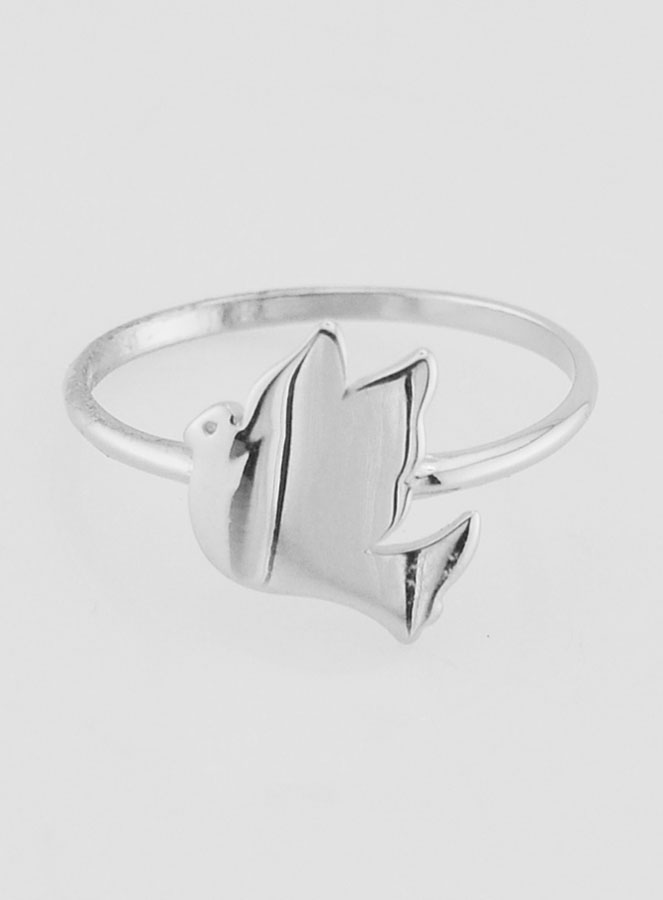 Anello Colomba della Pace in Agento - T14 (pic 1)