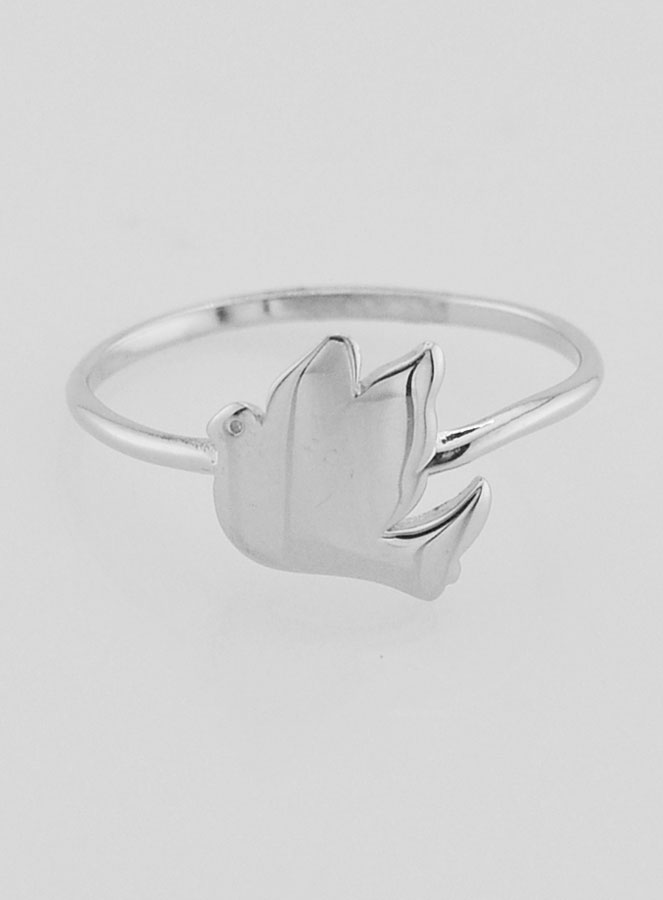 Anello Colomba della Pace in Agento - T16 (pic 1)