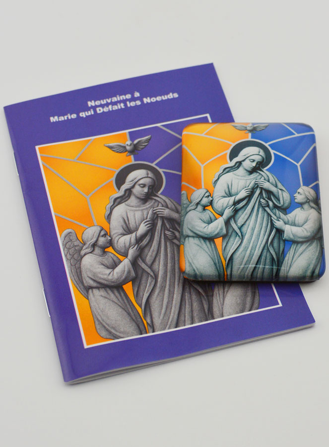 Magnete & Libretto di Novena - Madonna che Sciogle i Nodi (pic 2)