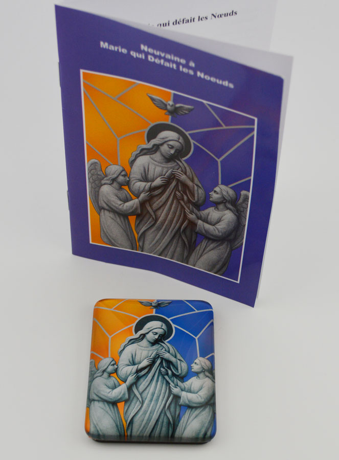 Magnete & Libretto di Novena - Madonna che Sciogle i Nodi (pic 3)
