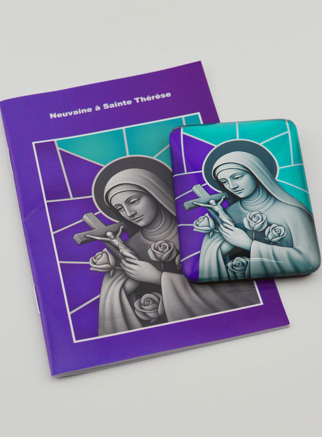 Magnete & Libretto di Novena - Santa Teresa (pic 2)