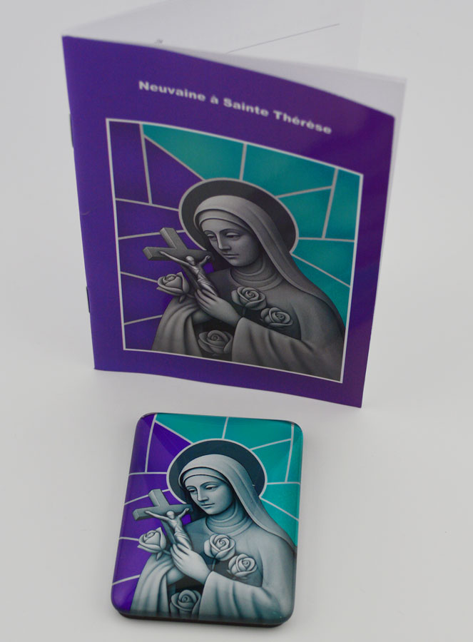 Magnete & Libretto di Novena - Santa Teresa (pic 3)