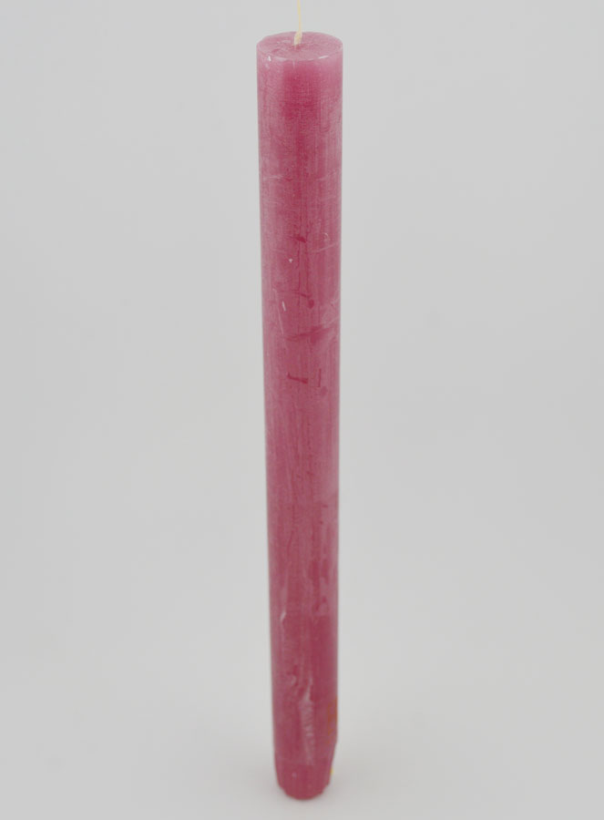 Candela Colorata in Massa 27cm - Rosa (pic 2)