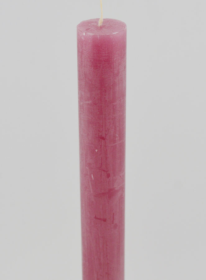 Candela Colorata in Massa 27cm - Rosa (pic 4)