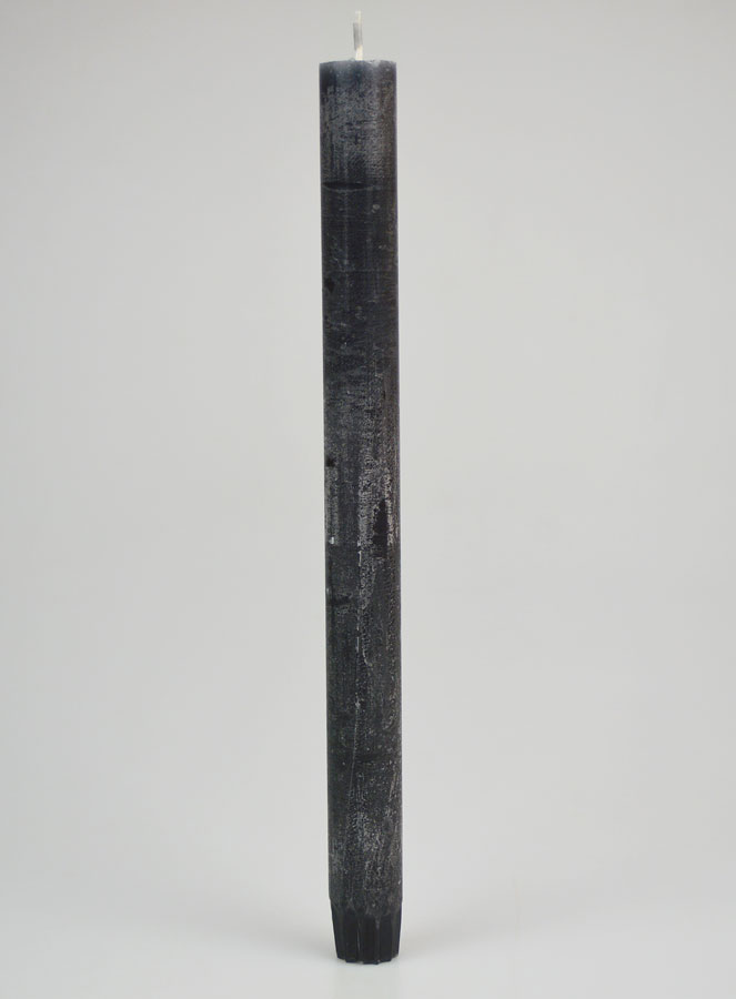 Candela di Preghiera Tinta in Massa - Grigio (pic 1)