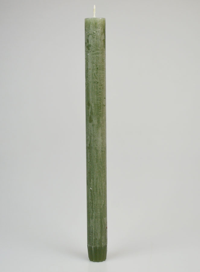 Candela di Preghiera Tinta in Massa - Oliva (pic 1)