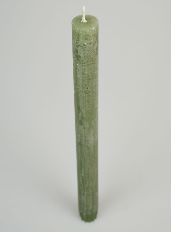 Candela di Preghiera Tinta in Massa - Oliva (pic 2)