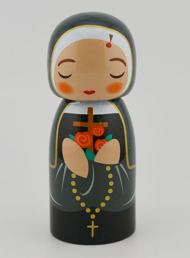 Statua di Santa Rita 10 cm (pic 1)