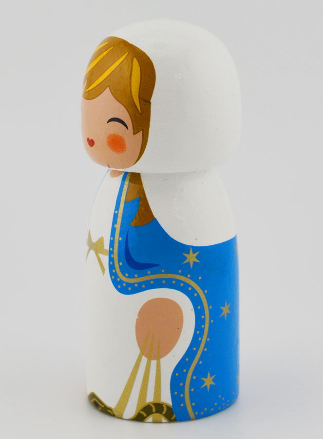 Statua Madonna Miracolosa - 10 cm (pic 2)