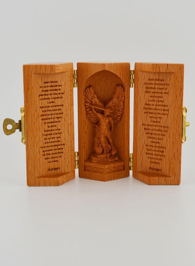 Trittico in Legno Massiccio - San Michele (pic 1)