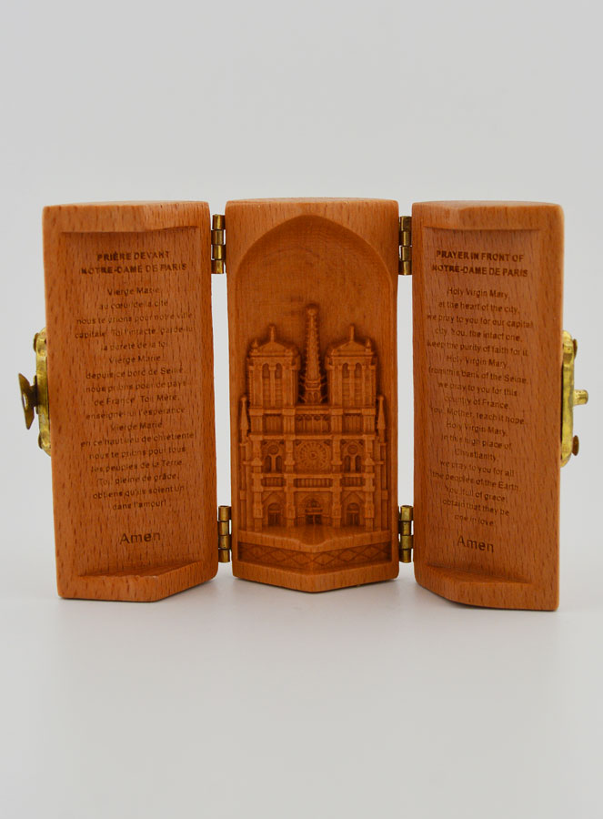 Trittico in Legno Massiccio - Nostra Signora di Parigi (pic 1)