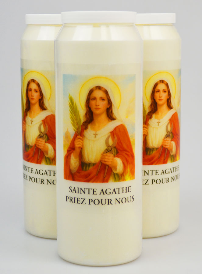 Set di 3 Candele per Novena a Santa Agata (pic 1)