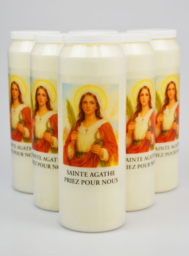 Set di 6 Candele per Novena a Santa Agata (pic 1)