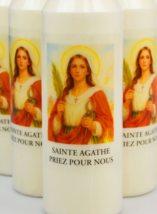Set di 6 Candele per Novena a Santa Agata (pic 2)