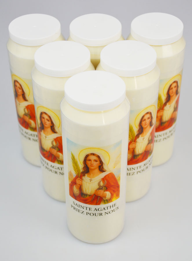 Set di 6 Candele per Novena a Santa Agata (pic 3)