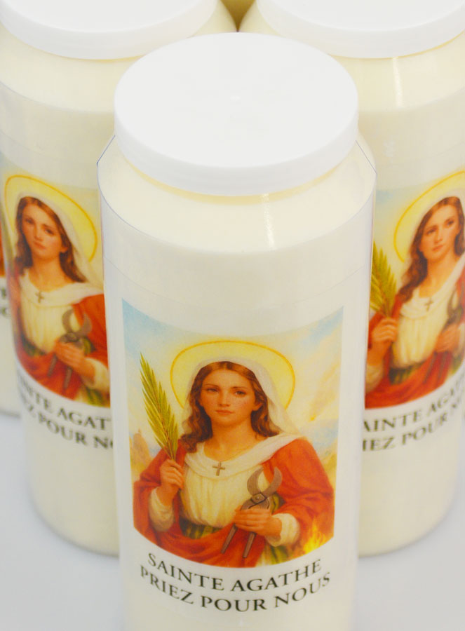 Set di 6 Candele per Novena a Santa Agata (pic 4)