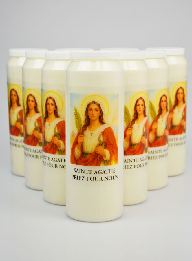 Set di 10 Candele per Novena a Santa Agata (pic 1)