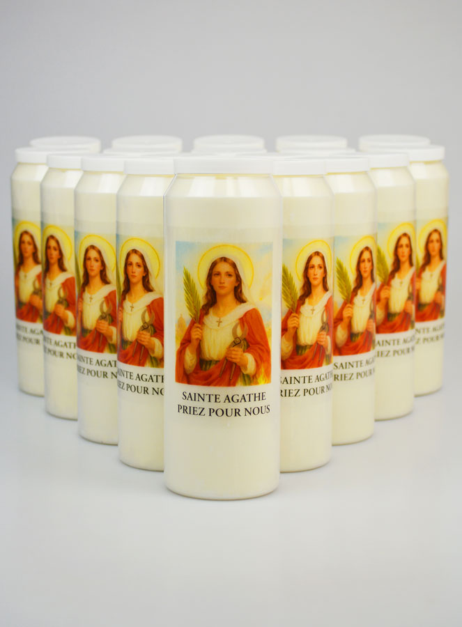 Set di 20 Candele per Novena a Santa Agata (pic 1)