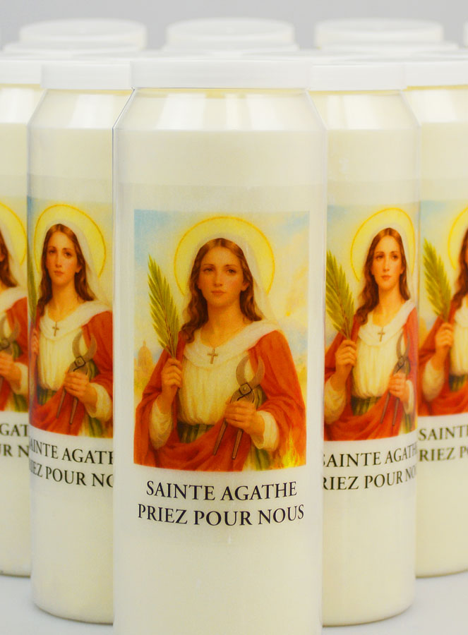 Set di 20 Candele per Novena a Santa Agata (pic 2)