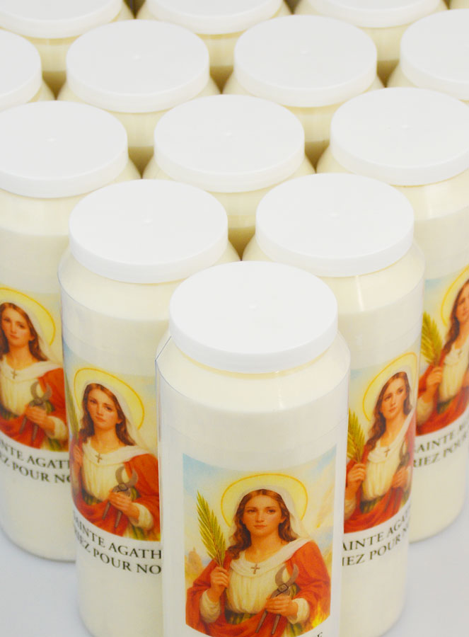 Set di 20 Candele per Novena a Santa Agata (pic 4)