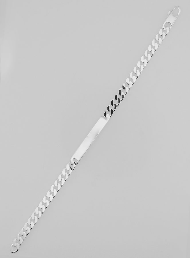 Braccialetto Uomo in Argento - Maglia 5mm (pic 1)