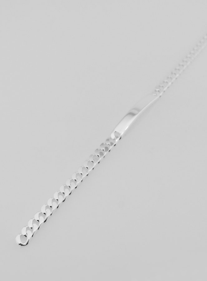 Braccialetto Uomo in Argento - Maglia 5mm (pic 2)