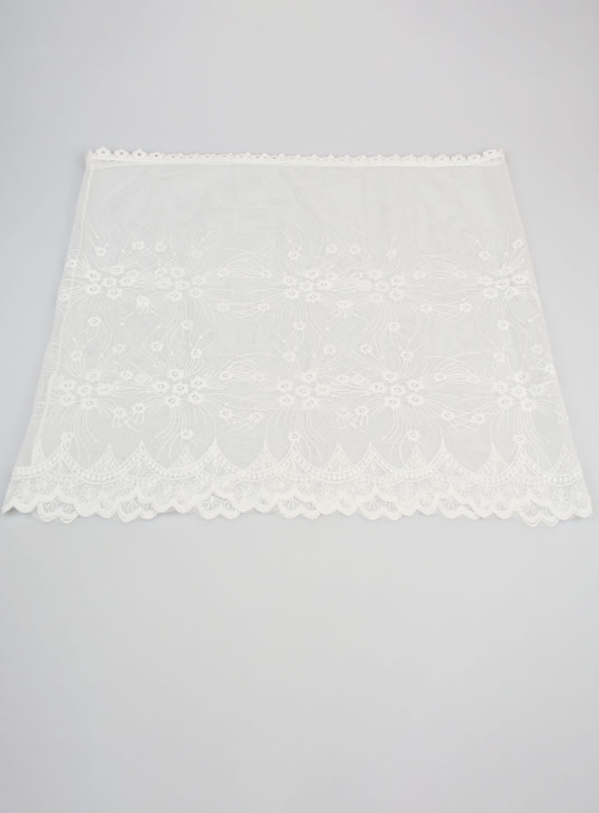 Velo Mantiglia Ricamato - Bianco (pic 1)