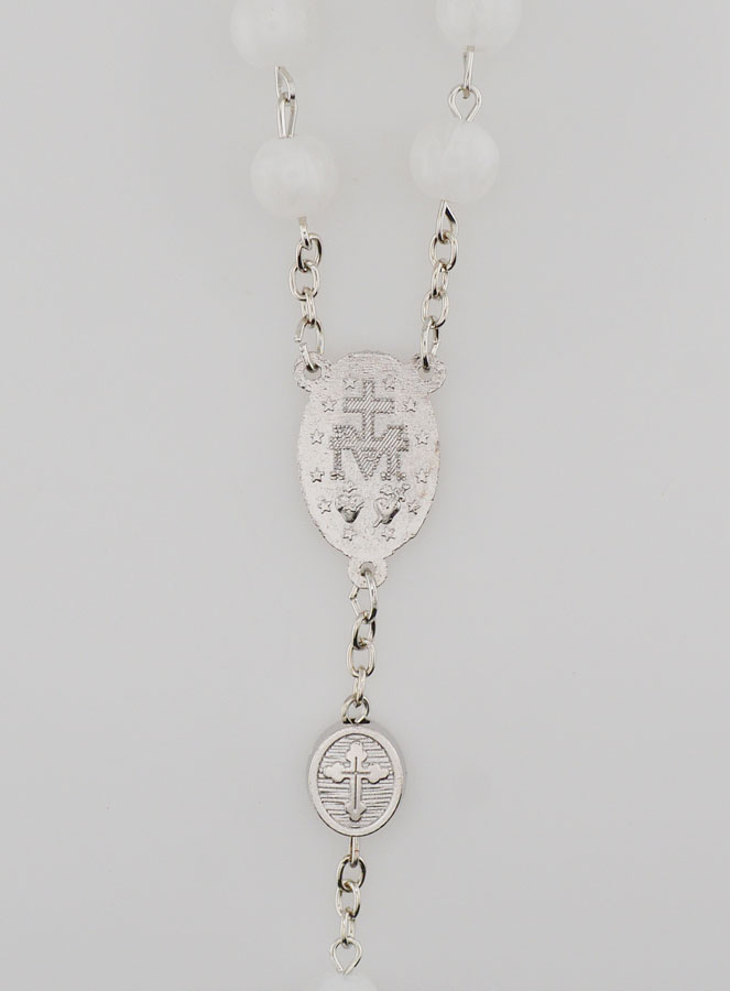 Rosario Medaglia Miracolosa - Bianco (pic 4)